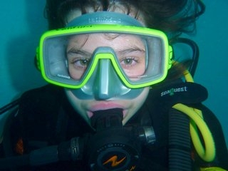  bautismo de buceo en Bretaña 